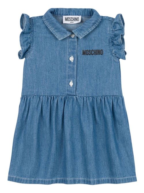 Abito neonata in denim MOSCHINO BABY | MDV0BXL0E1340933